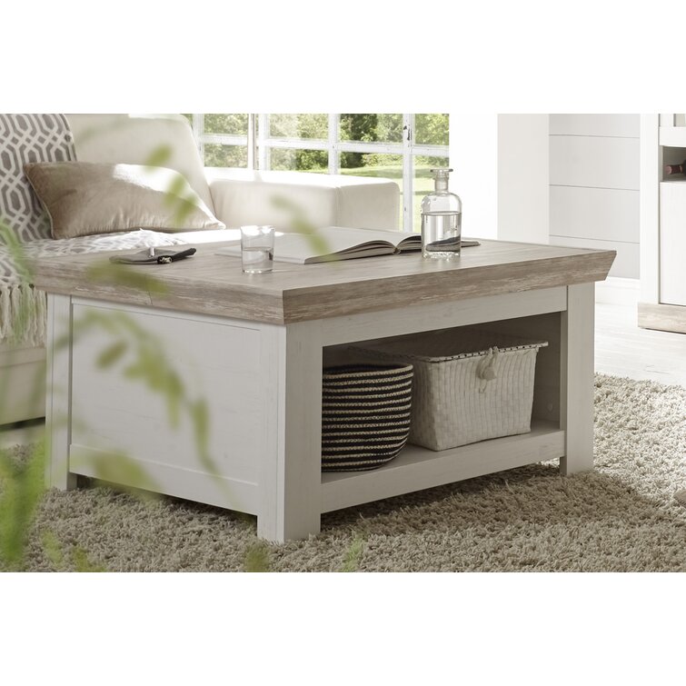 Coastal coffee deals table with storage